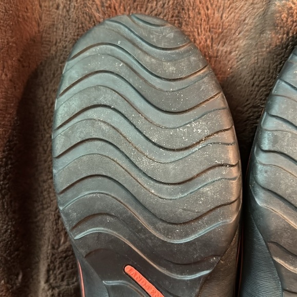 LANDS END All Weather Moccasins Orange Leather Sz 8 - Picture 11 of 12